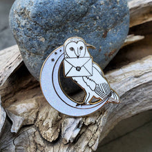 Load image into Gallery viewer, Owl Moon Enamel Pin