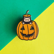 Load image into Gallery viewer, Pumpkin Magical Creature Enamel Pin