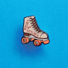 Load image into Gallery viewer, Bitches Get Stitches Enamel Pin
