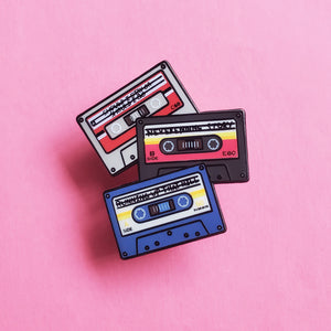 Cassette Tapes Enamel Pin