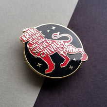 Load image into Gallery viewer, Lion House Pride Black Enamel Pin