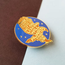Load image into Gallery viewer, Eagle House Pride Gold Enamel Pin