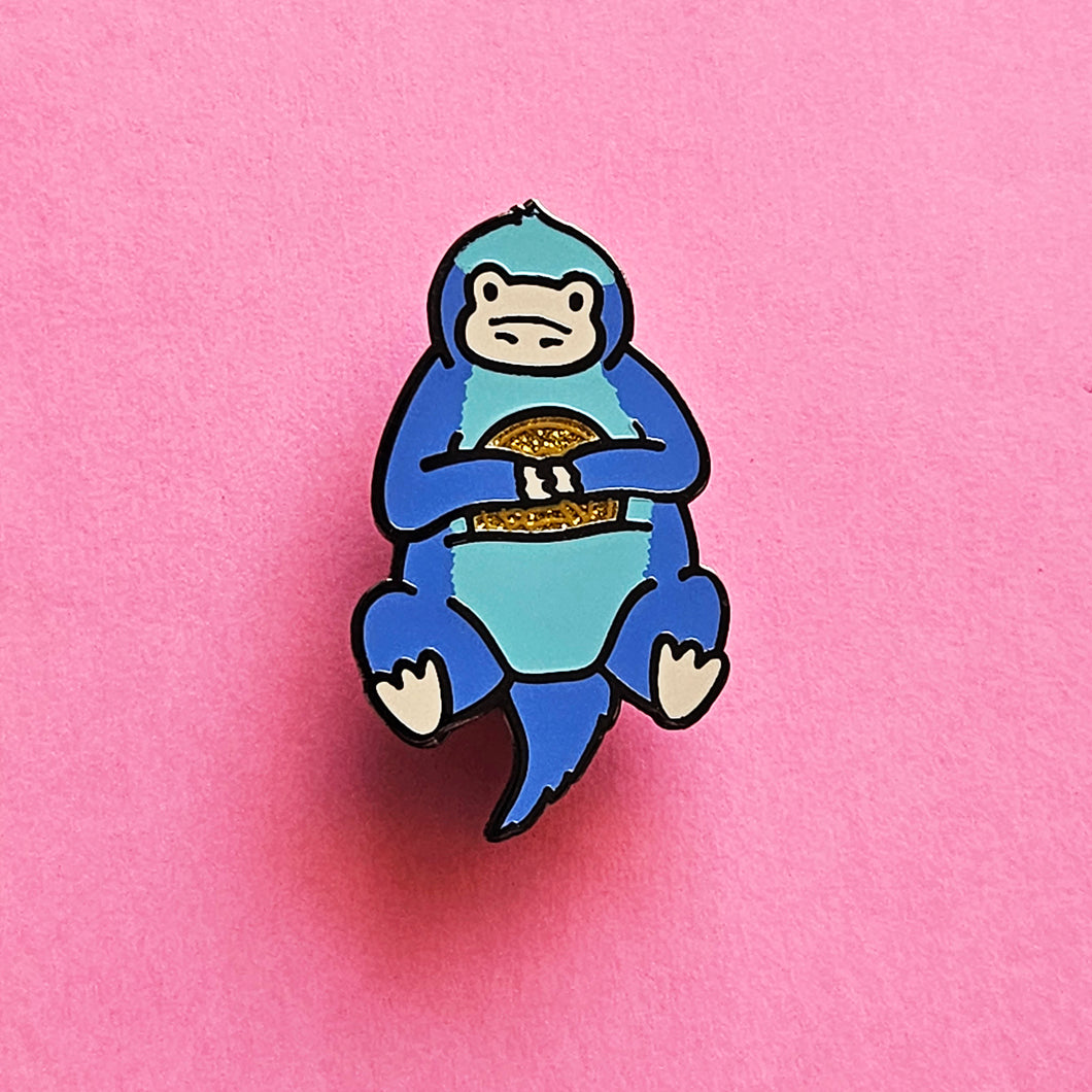 Blue Magical Creature Enamel Pin