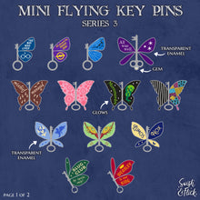 Load image into Gallery viewer, **PRE-ORDER** Mini Flying Key Enamel Pins: Series 3
