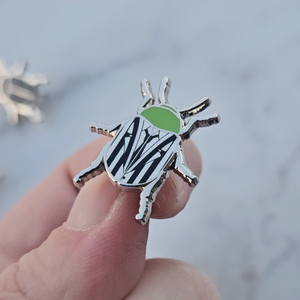 Mini Beetle Enamel Pins