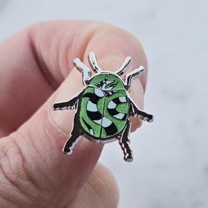 Mini Beetle Enamel Pins