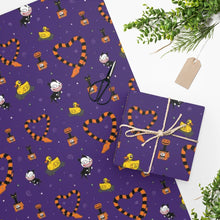 Load image into Gallery viewer, Haunted Toys Purple Wrapping Paper