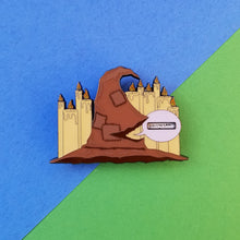 Load image into Gallery viewer, V2 Magical Hat Spinner Enamel Pin