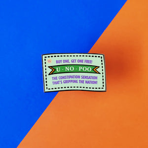 U-No-Poo Coupon Enamel Pin