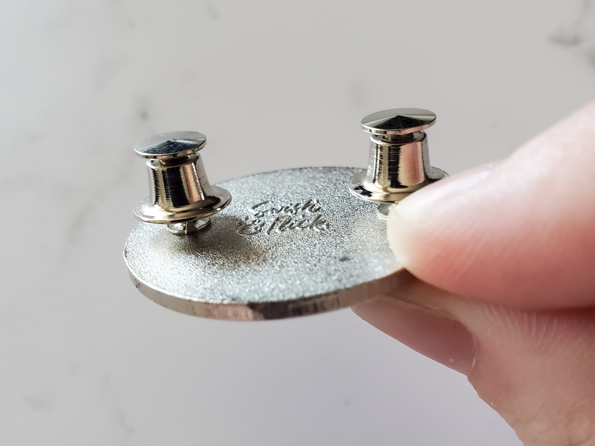 Packs of Enamel Pin Locking Pin Back Gold or Silver Spring Loaded