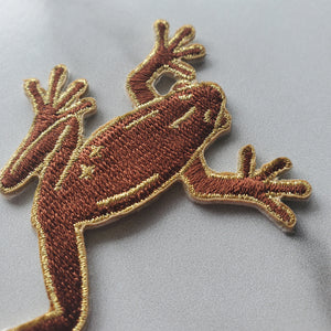 Choco Frog Embroidered Patch