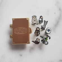 Load image into Gallery viewer, Newt&#39;s Suitcase Enamel Pin Set (Limited Edition 100)