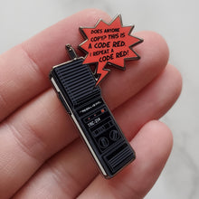 Load image into Gallery viewer, Code Red Walkie Enamel Pin