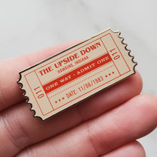Load image into Gallery viewer, One Way Ticket Enamel Pin