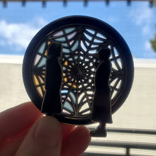 Load image into Gallery viewer, The Silhouetted Window Enamel Pin