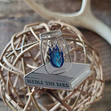 Load image into Gallery viewer, Blue Fire Enamel Pin