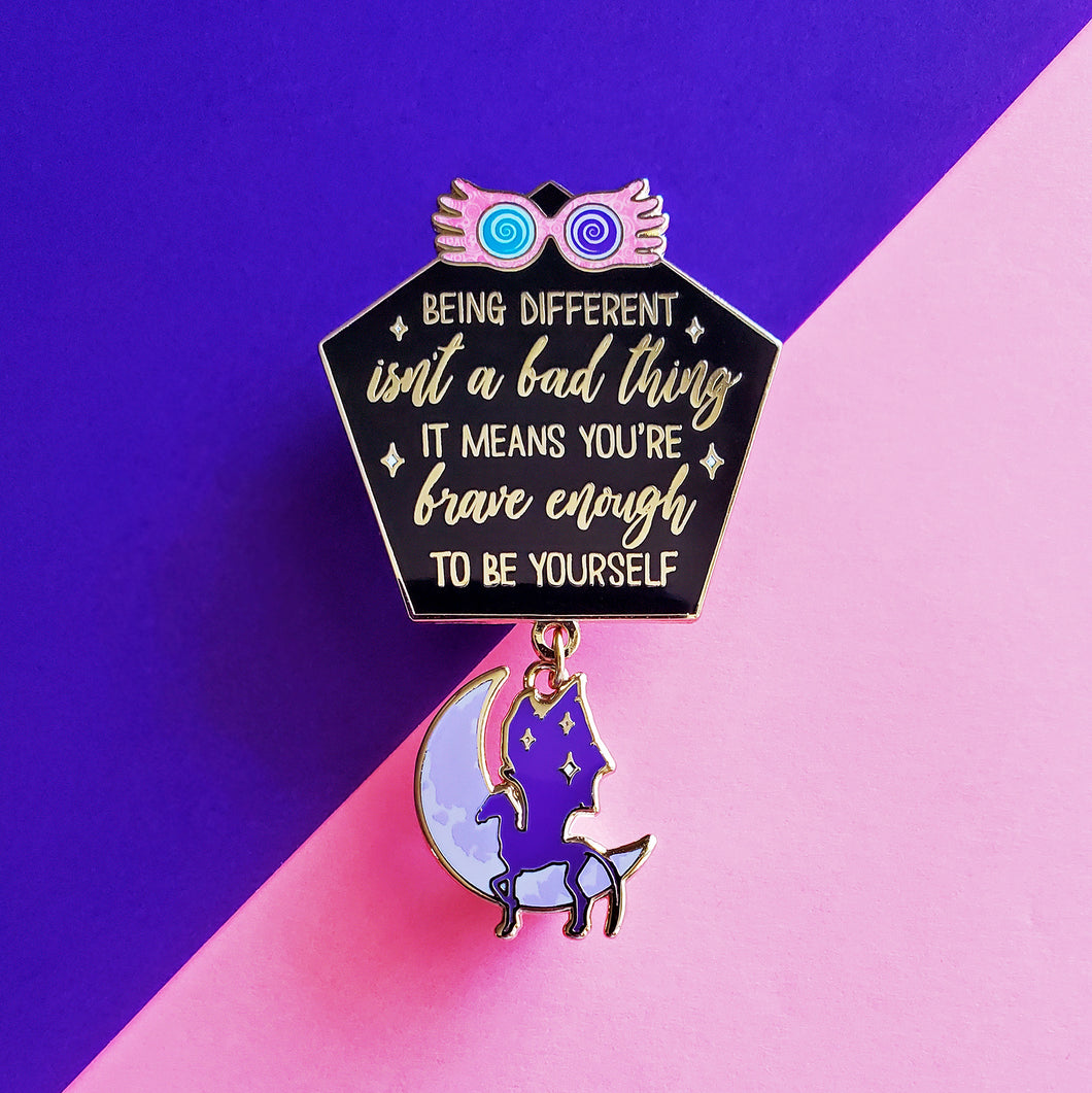Being Different Enamel Pin