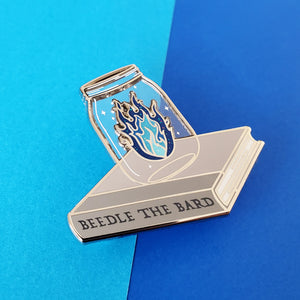 Blue Fire Enamel Pin