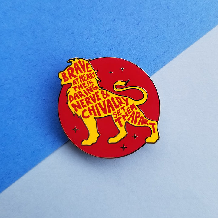 Lion House Pride Red Enamel Pin