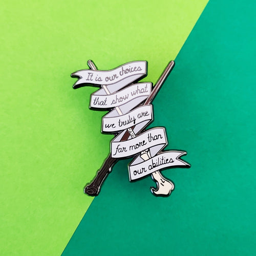 Our Choices Enamel Pin