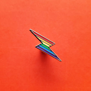 Pride/Trans Bolt Enamel Pins