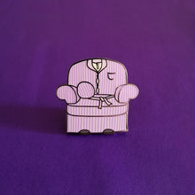 Load image into Gallery viewer, Professor Chair Enamel Pin