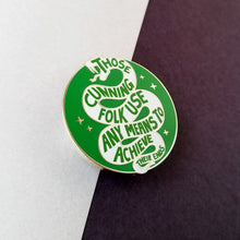 Load image into Gallery viewer, Snake House Pride Green Enamel Pin