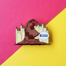 Load image into Gallery viewer, Magical Hat Spinner Enamel Pin