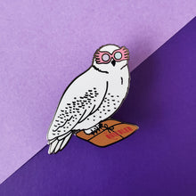 Load image into Gallery viewer, Magic Specs Owl Enamel Pin