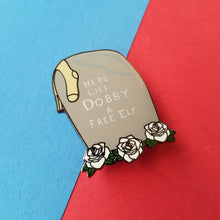 Load image into Gallery viewer, Free Elf Tombstone Enamel Pin