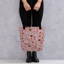 Load image into Gallery viewer, Lion House Print Tote Bag