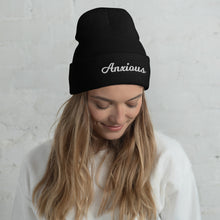 Load image into Gallery viewer, Anxious Snug Fit Cuffed Beanie