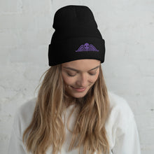 Load image into Gallery viewer, Beetle Purple Snug Fit Cuffed Beanie