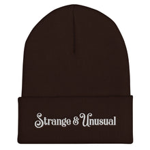 Load image into Gallery viewer, Strange and Unusual Snug Fit Cuffed Beanie