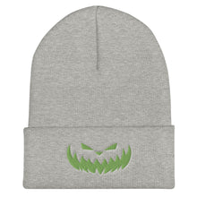 Load image into Gallery viewer, Pumpkin King Lime Snug Fit Cuffed Beanie