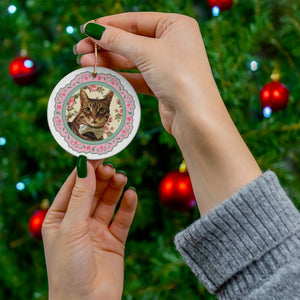 Oliver Cat Plate Ornament