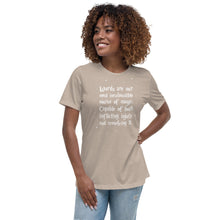 Load image into Gallery viewer, Words Are Women&#39;s T-Shirt