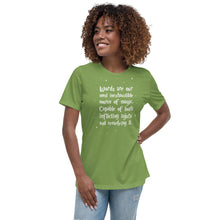 Load image into Gallery viewer, Words Are Women&#39;s T-Shirt